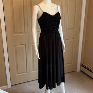 RIMINI rhinestone strapped cocktail dress